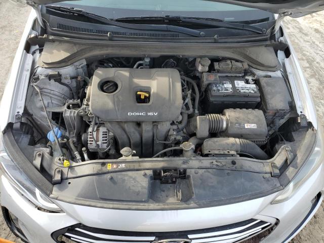 KMHD84LF6JU708714 - 2018 HYUNDAI ELANTRA SEL SILVER photo 11