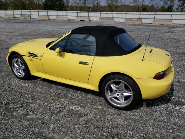 WBSCK9343YLC90881 - 2000 BMW M ROADSTER YELLOW photo 2