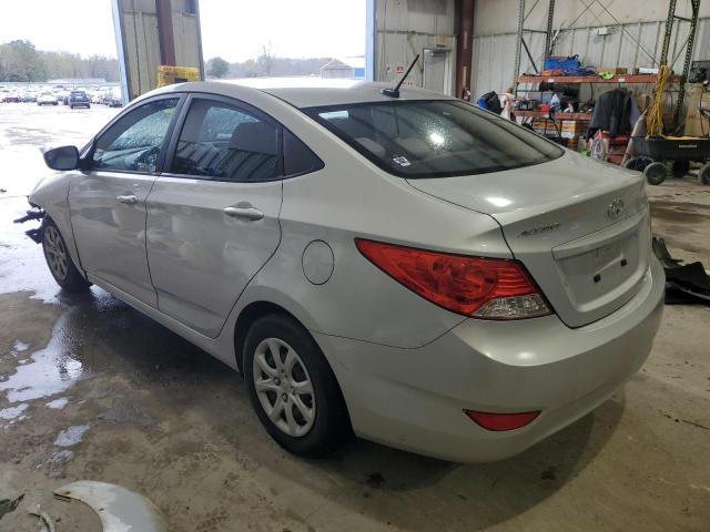 KMHCT4AE0EU735949 - 2014 HYUNDAI ACCENT GLS SILVER photo 2