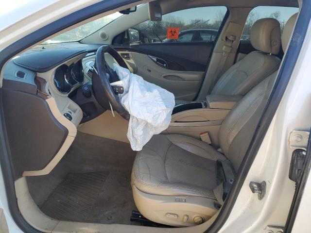 1G4GE5EDXBF276304 - 2011 BUICK LACROSSE CXS WHITE photo 7