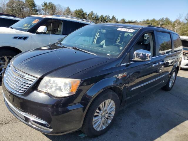 2C4RC1CG0DR566426 - 2013 CHRYSLER TOWN & COU TOURING L BLACK photo 1