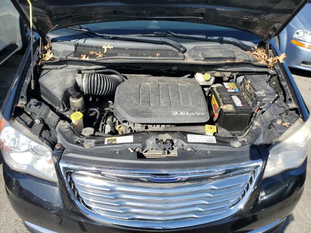 2C4RC1CG0DR566426 - 2013 CHRYSLER TOWN & COU TOURING L BLACK photo 12