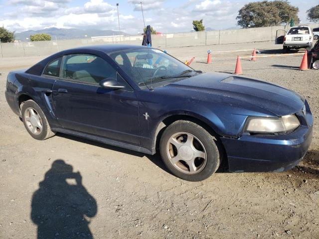 1FAFP404X2F240758 - 2002 FORD MUSTANG BLUE photo 4