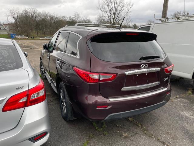 5N1AL0MM5FC506712 - 2015 INFINITI QX60 MAROON photo 3