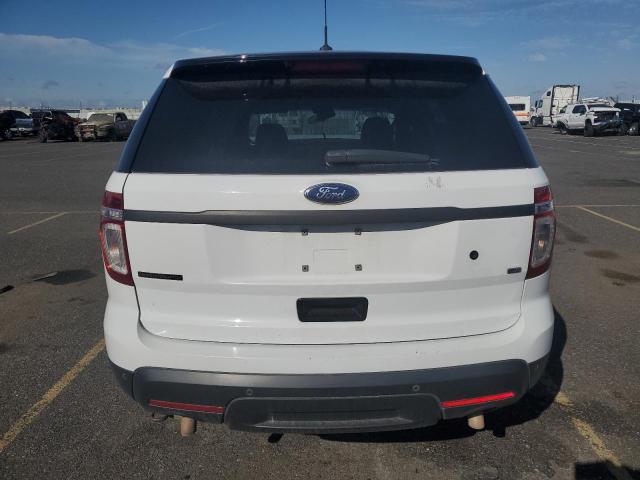 1FM5K8AR4EGA75936 - 2014 FORD EXPLORER POLICE INTERCEPTOR WHITE photo 6