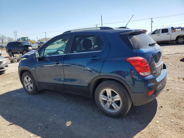 3GNCJLSB6KL156213 - 2019 CHEVROLET TRAX 1LT BLUE photo 2