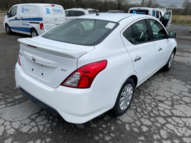 3N1CN7AP6KL854809 - 2019 NISSAN VERSA S WHITE photo 4