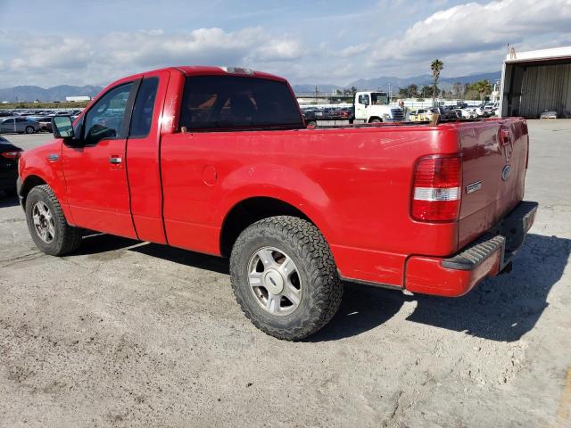 1FTRF12W74NB14373 - 2004 FORD F150 RED photo 2