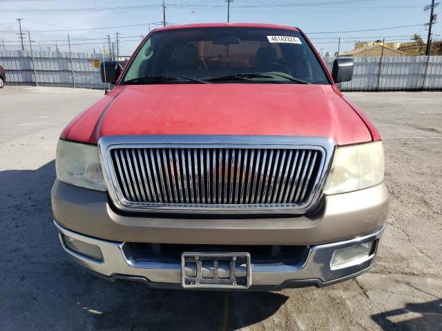 1FTRF12W74NB14373 - 2004 FORD F150 RED photo 5