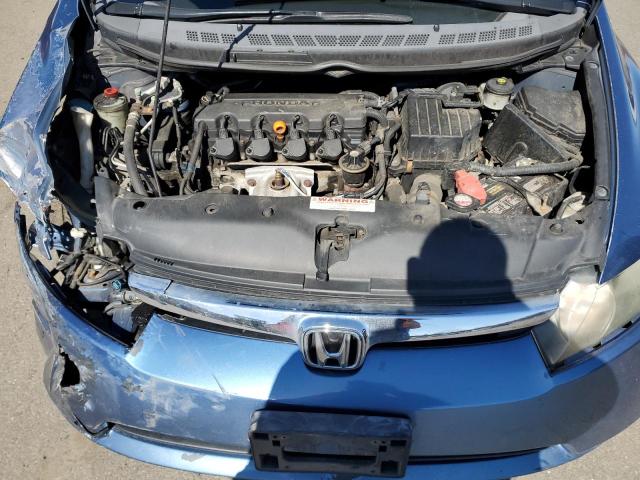 2HGFA16558H525144 - 2008 HONDA CIVIC LX BLUE photo 11