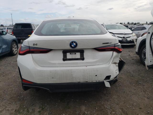 WBY73AW03NFN11904 - 2022 BMW I4 EDRIVE4 WHITE photo 6
