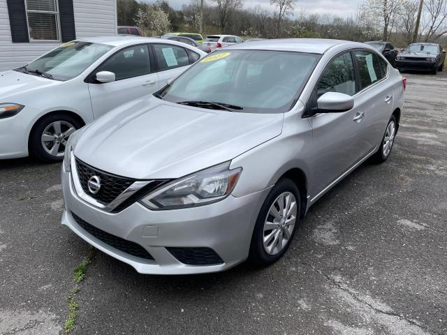 3N1AB7AP6HY207774 - 2017 NISSAN SENTRA S SILVER photo 2