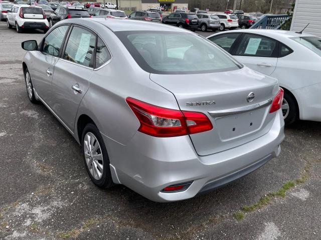 3N1AB7AP6HY207774 - 2017 NISSAN SENTRA S SILVER photo 3