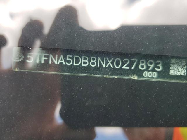 5TFNA5DB8NX027893 - 2022 TOYOTA TUNDRA CREWMAX PLATINUM Qara foto 13