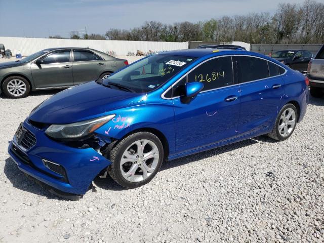 1G1BF5SMXJ7143351 - 2018 CHEVROLET CRUZE PREMIER BLUE photo 1