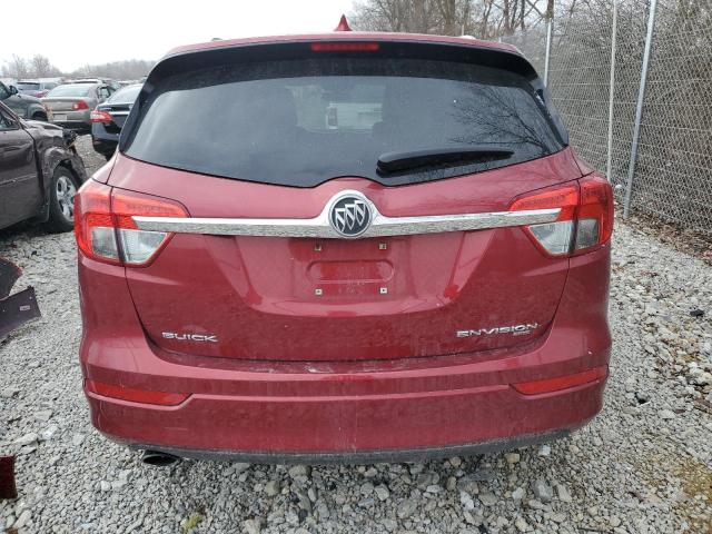 LRBFXDSAXHD075357 - 2017 BUICK ENVISION ESSENCE Կարմիր լուսանկար 6