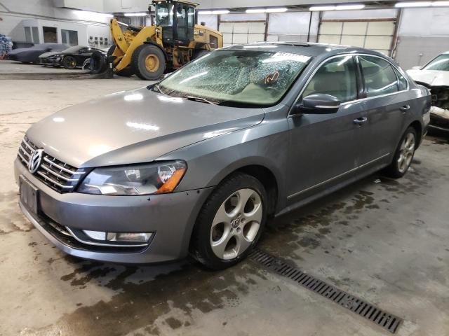 1VWCN7A35DC098976 - 2013 VOLKSWAGEN PASSAT SEL GRAY photo 1