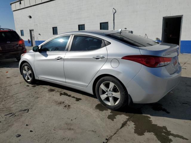 KMHDH4AE6DU651283 - 2013 HYUNDAI ELANTRA GLS SILVER photo 2