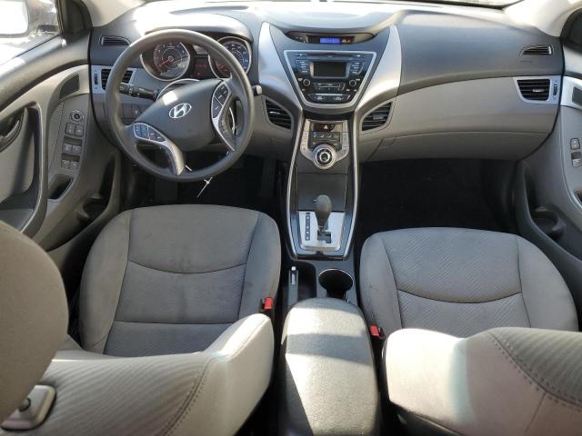 KMHDH4AE6DU651283 - 2013 HYUNDAI ELANTRA GLS SILVER photo 8