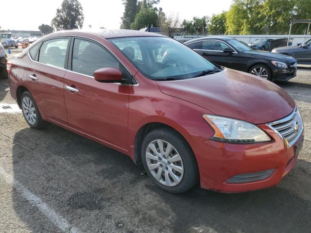 3N1AB7AP8DL621291 - 2013 NISSAN SENTRA S RED photo 4