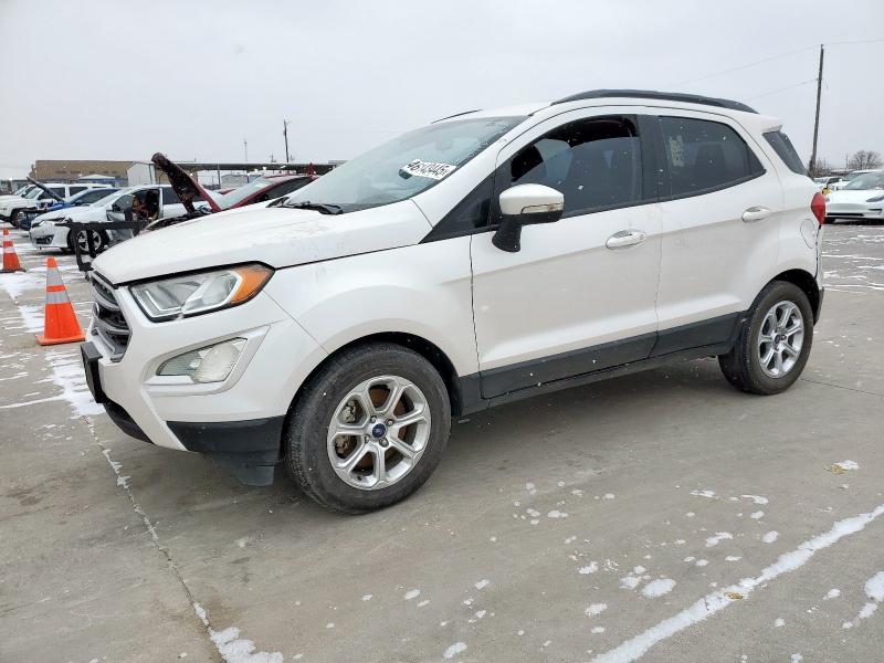 MAJ3S2GE8KC288863 - 2019 FORD ECOSPORT SE Weiß Foto 1