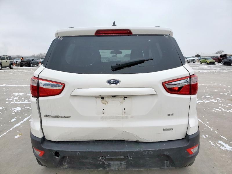 MAJ3S2GE8KC288863 - 2019 FORD ECOSPORT SE Weiß Foto 6