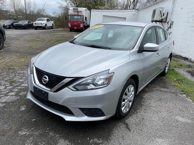 3N1AB7AP8HY343792 - 2017 NISSAN SENTRA S SILVER photo 2