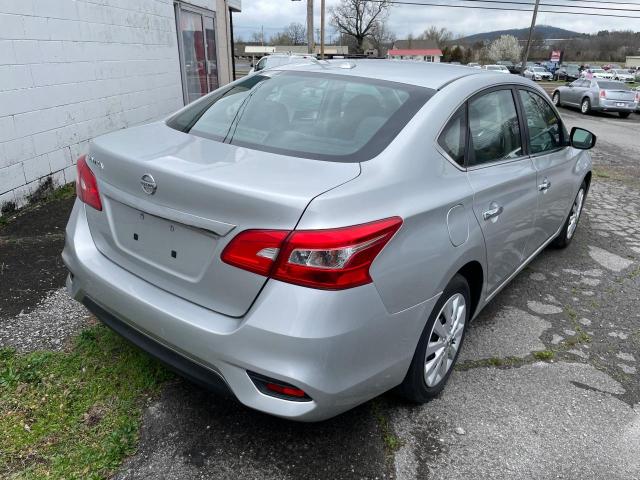 3N1AB7AP8HY343792 - 2017 NISSAN SENTRA S SILVER photo 4