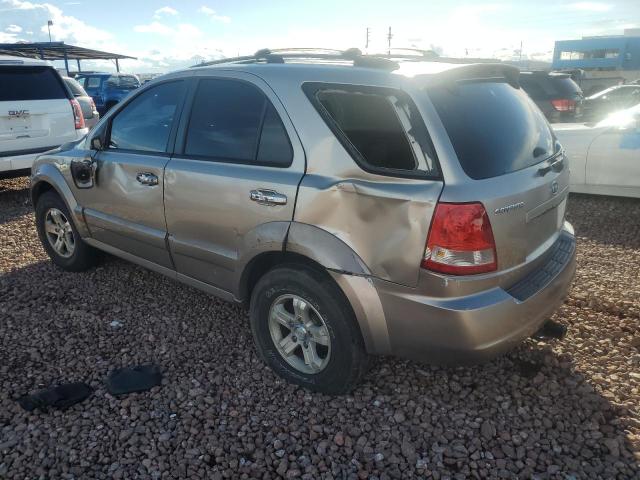 KNDJD733X65637383 - 2006 KIA SORENTO EX GOLD photo 2