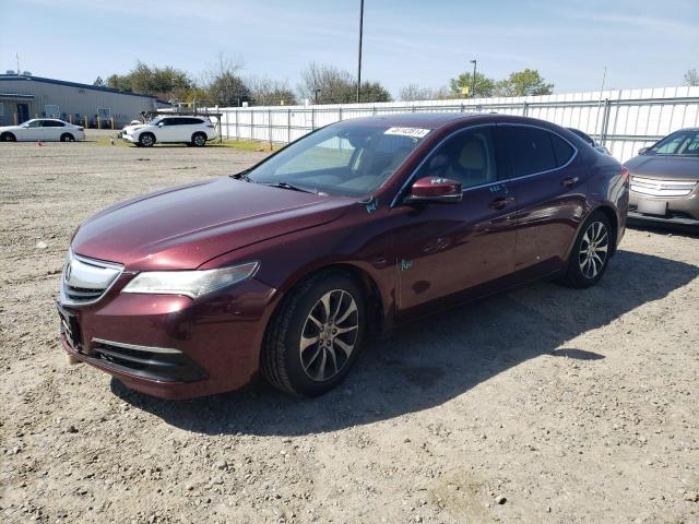 19UUB1F57FA010663 - 2015 ACURA TLX TECH BURGUNDY photo 1