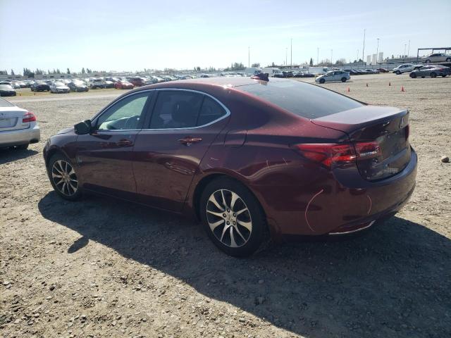 19UUB1F57FA010663 - 2015 ACURA TLX TECH BURGUNDY photo 2