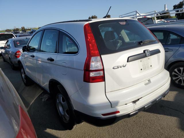 5J6RE3H38AL038580 - 2010 HONDA CR-V LX WHITE photo 2