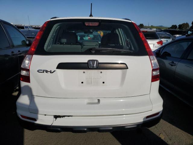 5J6RE3H38AL038580 - 2010 HONDA CR-V LX WHITE photo 6