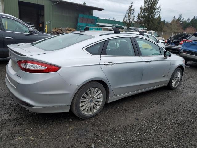 3FA6P0SU4ER257150 - 2014 FORD FUSION TITANIUM PHEV SILVER photo 3