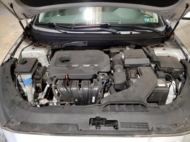 5NPE24AF5KH795725 - 2019 HYUNDAI SONATA SE SILVER photo 11