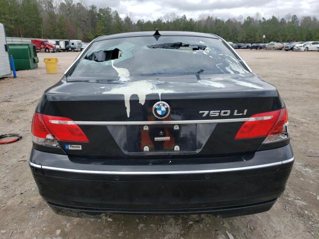 WBAHN83557DT65199 - 2007 BMW 750 BLACK photo 6