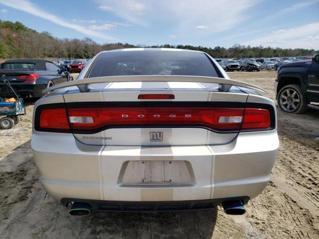 2C3CDXBG5CH112561 - 2012 DODGE CHARGER SE SILVER photo 6