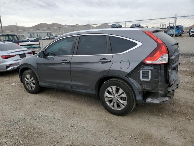 2HKRM3H70DH520075 - 2013 HONDA CR-V EXL GRAY photo 2