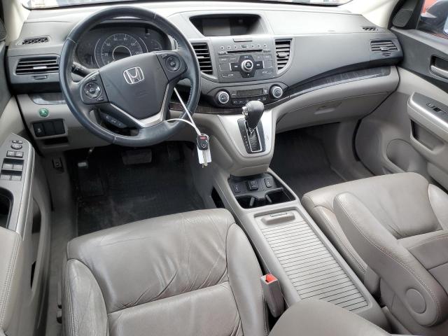 2HKRM3H70DH520075 - 2013 HONDA CR-V EXL GRAY photo 8