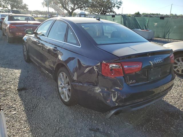 WAUHGAFC0EN012310 - 2014 AUDI A6 PRESTIGE BLUE photo 2