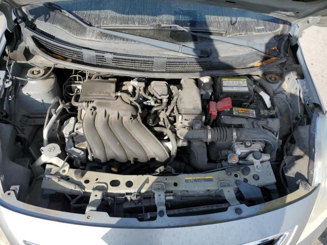 3N1CN7AP6EL814153 - 2014 NISSAN VERSA S SILVER photo 11