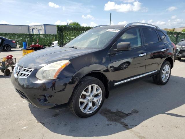 JN8AS5MV8BW305171 - 2011 NISSAN ROGUE S BLACK photo 1