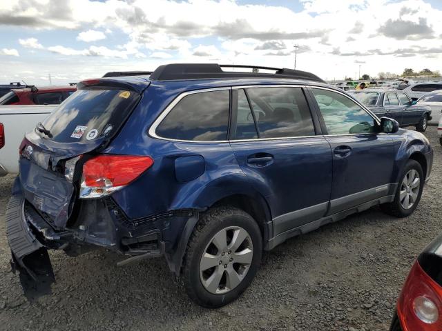 4S4BRBCC8A3362833 - 2010 SUBARU OUTBACK 2.5I PREMIUM BLUE photo 3