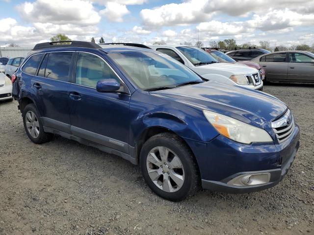 4S4BRBCC8A3362833 - 2010 SUBARU OUTBACK 2.5I PREMIUM BLUE photo 4