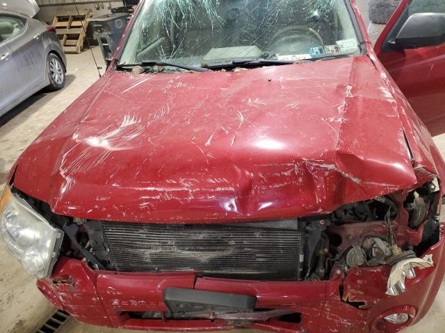 1FMCU9DG1BKA48381 - 2011 FORD ESCAPE XLT BURGUNDY photo 12