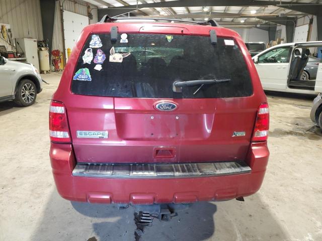 1FMCU9DG1BKA48381 - 2011 FORD ESCAPE XLT BURGUNDY photo 6