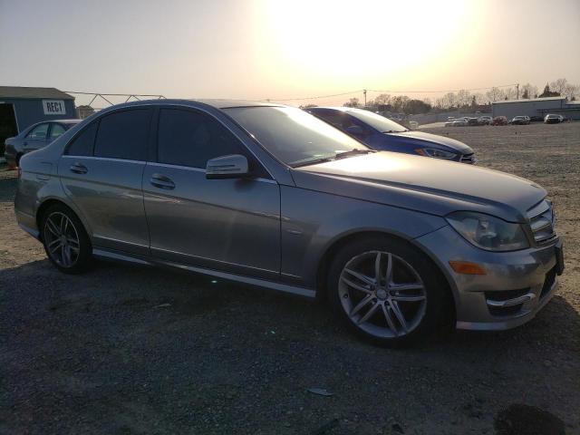 WDDGF4HB9CA668412 - 2012 MERCEDES-BENZ C 250 SILVER photo 4