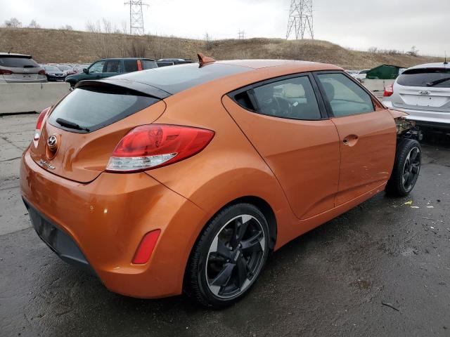 KMHTC6AD7EU187063 - 2014 HYUNDAI VELOSTER ORANGE photo 3