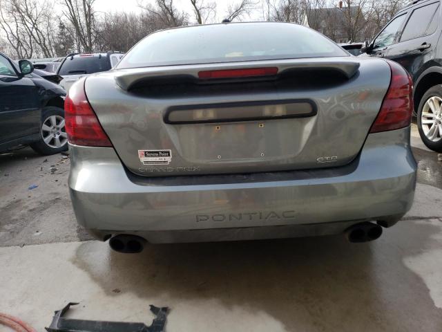 2G2WR524641374608 - 2004 PONTIAC GRAND PRIX GTP GRAY photo 6