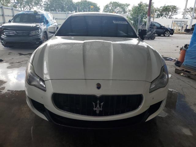 ZAM56RPA9G1166329 - 2016 MASERATI QUATTROPOR S WHITE photo 5